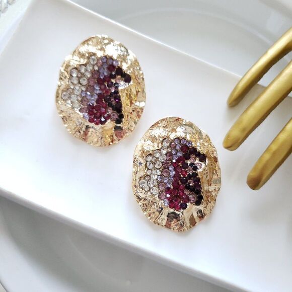 New! Zara Sparkles Post Earrings - Picture 7 of 11